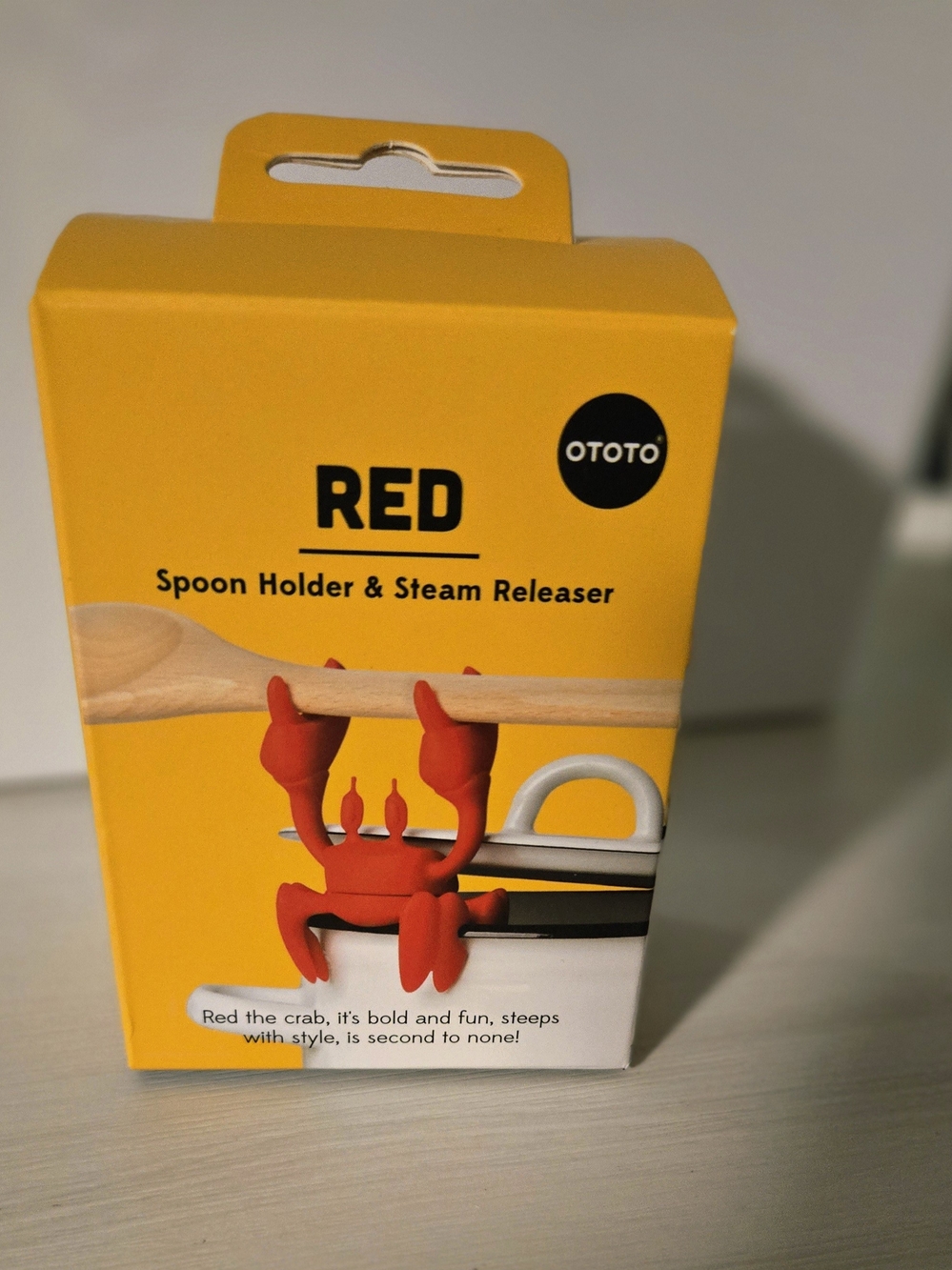 Red Crab Spoon Holder & Steam Vent